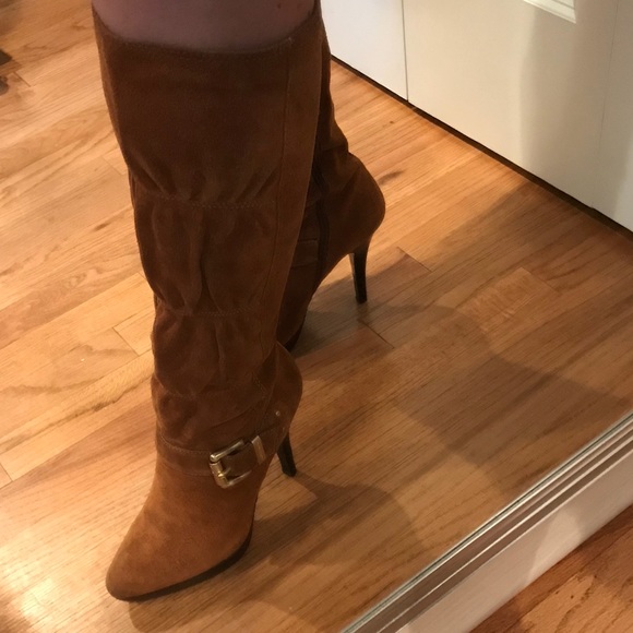 PRICE DROP Caramel suede Michael Kors - Picture 7 of 8